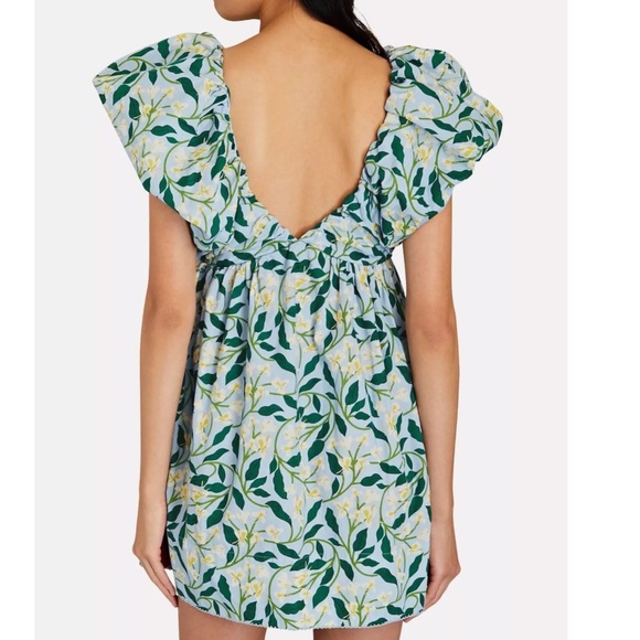 NWT Agua Bendita Horizonte Celeste Mini Dress M - Picture 2 of 5